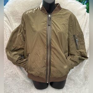 Mackage Olive Green Bomber Jacket